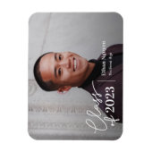 簡単に自信のある編集可能なカラー卒業マグネット マグネット (縦)