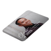 簡単に自信のある編集可能なカラー卒業マグネット マグネット (左側)