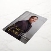 簡単に自信を持ったフォイル卒業招待状 箔招待状 (回転した状態)