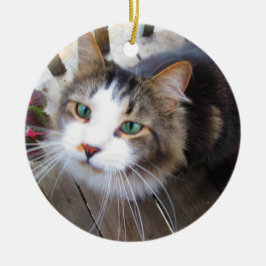 簡単に自分で作成する2枚の写真を追加カスタムセラミック セラミックオーナメント