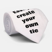 簡単に自分のネクタイを作成する大きな文字を削除！ ネクタイ (ロール)