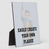 簡単に自分のプラークを作成 – 垂直 – DIY フォトプラーク (側面)