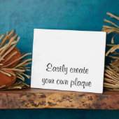 簡単に自分のプラークを作成 – 水平 – DIY フォトプラーク (側面)