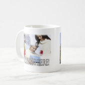 簡単に自分の写真と文字を追加 コーヒーマグカップ (正面左)