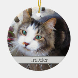 簡単に自分の写真を追加2の写真をカスタム作成 セラミックオーナメント