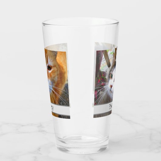 簡単に自分の写真を追加2の写真をカスタム作成 タンブラーグラス (右)