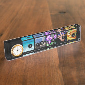 簡単に自分の写真を5枚スタイリッシュの画像にする デスクネームプレート (側面)