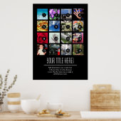 簡単に自分の写真ポスターを作る16画像+文字 ポスター (キッチン)