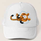 簡単に行くかわいい漫画タイガーハット キャップ (正面)