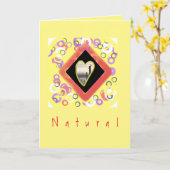 簡単に行く自然共同体生活サンキューカード カード (黄色い花)