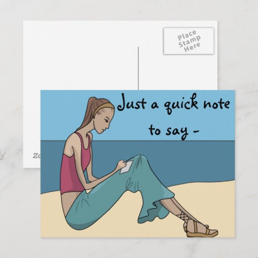 簡単に言えば ポストカード (正面/裏面)