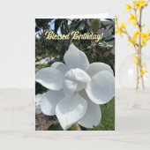 簡単に、賛美誕生日カード カード (黄色い花)