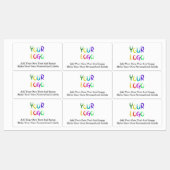 簡単のデザインに自分の作カスタム成 ラベル (シート)