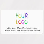 簡単のデザインに自分の作カスタム成 ラベル (デザイン1)