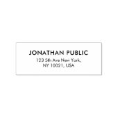 簡単の作成カスタムテンプレート名差出人住所 ラバースタンプ (インプリント)