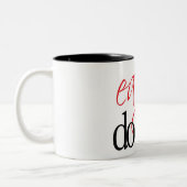 簡単はそれをします ツートーンマグカップ (左)