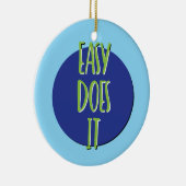 簡単はItの回復スローガンオーナメント セラミックオーナメント (右)