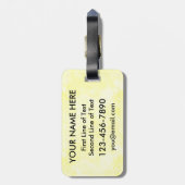 簡単へカスタマイズラクロスおばさん荷物タグ ラゲッジタグ (裏面縦)