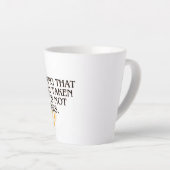 簡単もしに撮影され、決して自分のものではなかった" - Elegan カフェラテマグ (右アングル)