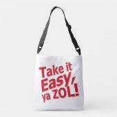 簡単やゾルを取る クロスボディバッグ (裏面)