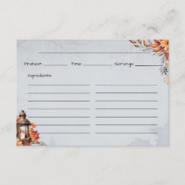 簡単を円の基本レシピカード エンクロージャーカード