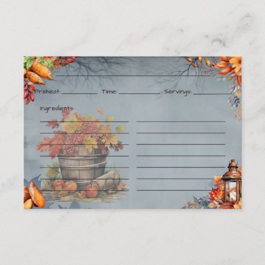 簡単を円レシピカード エンクロージャーカード (正面)