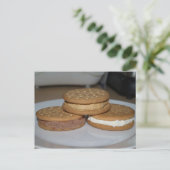 簡単アイスクリームサンドイッチレシピカード ポストカード (スタンド正面)