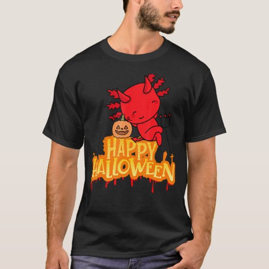 簡単アクソロトルハロウィーンの衣装キッズアクソロトル Tシャツ (正面)
