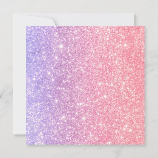 簡単アップロード写真名グラマー女の子誕生日 カード (裏面)