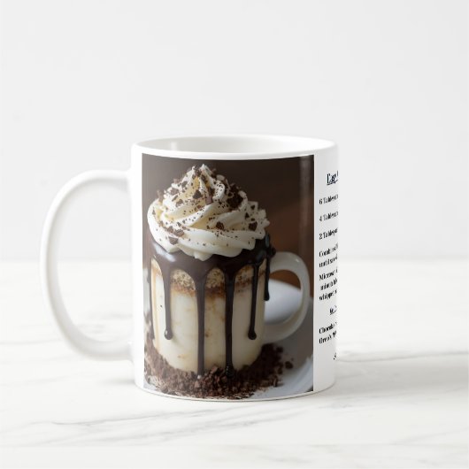 簡単インスタントマグカップケーキレシピ コーヒーマグカップ (左)