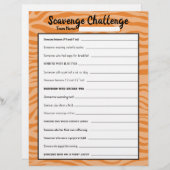 簡単オフィススカベンジャー狩りアイスブレーカーゲーム (正面/裏面)