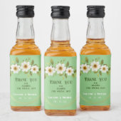 簡単カスタマイズ可能なミニウェディングパーティー リキュールボトルラベル (ボトル)