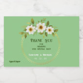 簡単カスタマイズ可能なミニウェディングパーティー リキュールボトルラベル (シングルラベル)