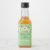 簡単カスタマイズ可能なミニウェディングパーティー リキュールボトルラベル (正面)