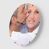 簡単カスタムフォトアクリル壁掛け ラージ壁時計 (傾斜)