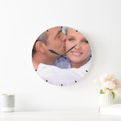 簡単カスタムフォトアクリル壁掛け ラージ壁時計 (ホーム)