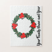 簡単カスタムホリデーギフト ジグソーパズル (縦)