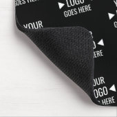 簡単カスタム企業のビジネスロゴパターン マウスパッド (コーナー)