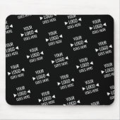 簡単カスタム企業のビジネスロゴパターン マウスパッド (正面)