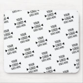 簡単カスタム企業のビジネスロゴパターン マウスパッド (正面)