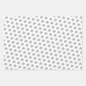 簡単カスタム企業のビジネスロゴパターン ラッピングペーパーシート (正面2)