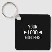 簡単カスタム企業のビジネスロゴ キーホルダー (正面)
