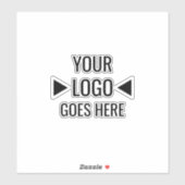 簡単カスタム企業のビジネスロゴ シール (シート)