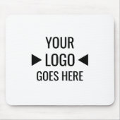 簡単カスタム企業のビジネスロゴ マウスパッド (正面)