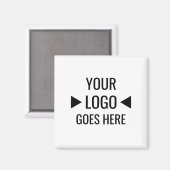 簡単カスタム企業のビジネスロゴ マグネット (正面/裏面)