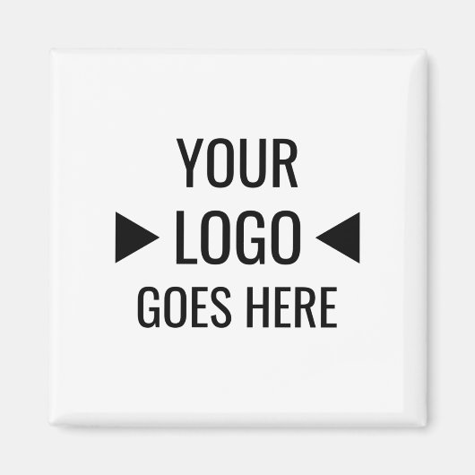 簡単カスタム企業のビジネスロゴ マグネット (正面)