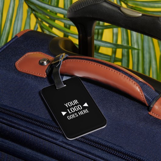 簡単カスタム企業のビジネスロゴ ラゲッジタグ (裏面インサイチュ3)