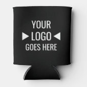 簡単カスタム企業のビジネスロゴ 缶クーラー (正面)