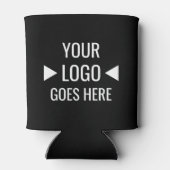 簡単カスタム企業のビジネスロゴ 缶クーラー (裏面)