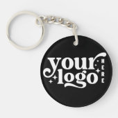 簡単カスタム会社のロゴ キーホルダー (正面)